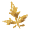 A golden leaf.